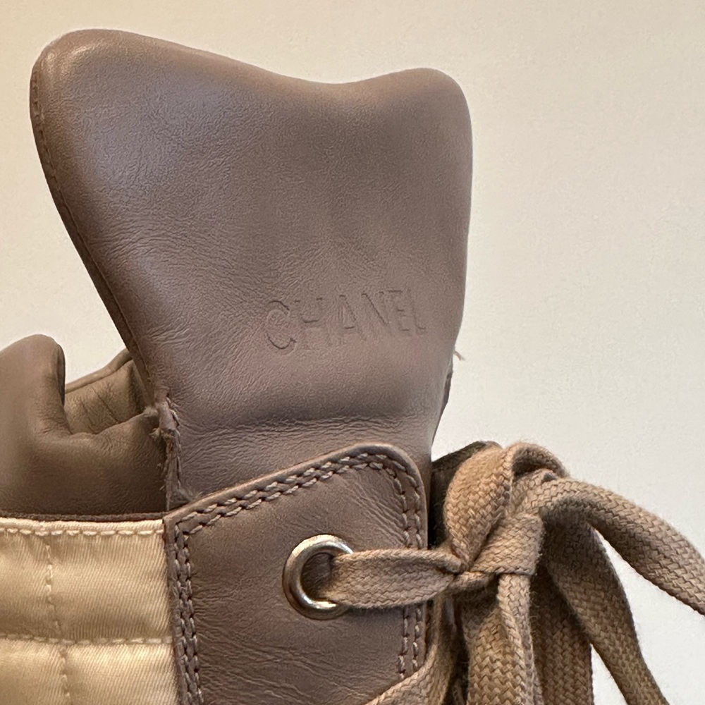 Chanel Vintage 2000 Combat Boots - Picture 6 of 9